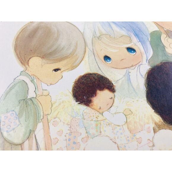 Precious Moments Christmas 9 Stories Celebrate the Season 1990 Golden Book Soft - Picture 11 of 13